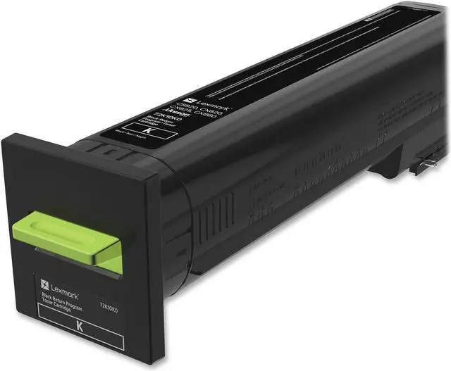 Alt view image 10 of 10 - LEXMARK OEM Toner Cartridge, BLACK, yield 8,000 72K10K0