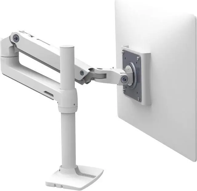Alt view image 8 of 15 - ERGOTRON 45-537-216 LX DESK MOUNT LCD MONITOR ARM, TALL POLE, BRIGHT WHITE TEXTURED, NO GROMMET