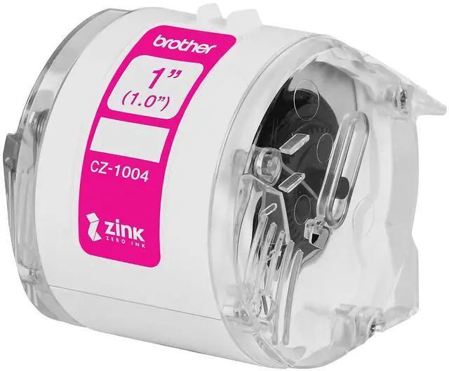 Alt view image 19 of 20 - Brother Genuine CZ-1004 continuous length 1" (1.0") 25 mm wide x 16.4 ft. (5 m) long label roll featuring ZINK® Zero Ink technology - 1" Width x 16 13/32 ft Length - Zero Ink (Z