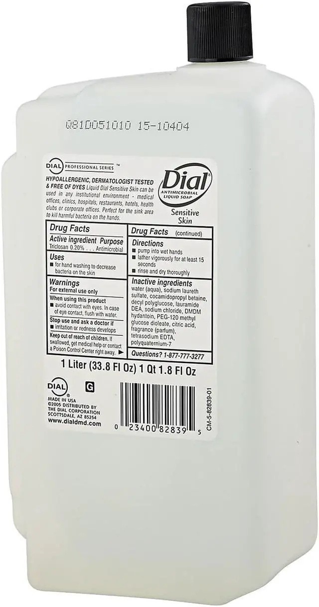 Alt view image 8 of 8 - Antimicrobial Soap for Sensitive Skin, 1 Liter Refill