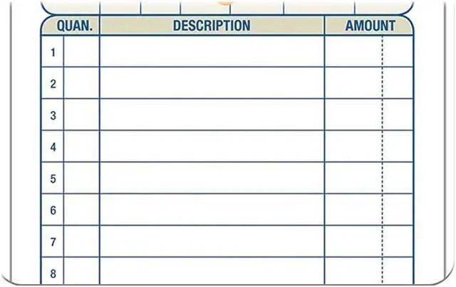 Alt view image 3 of 4 - Adams Sales Order Book 7.19"L x 3.34"W 50/Pack (DC3705) 196071