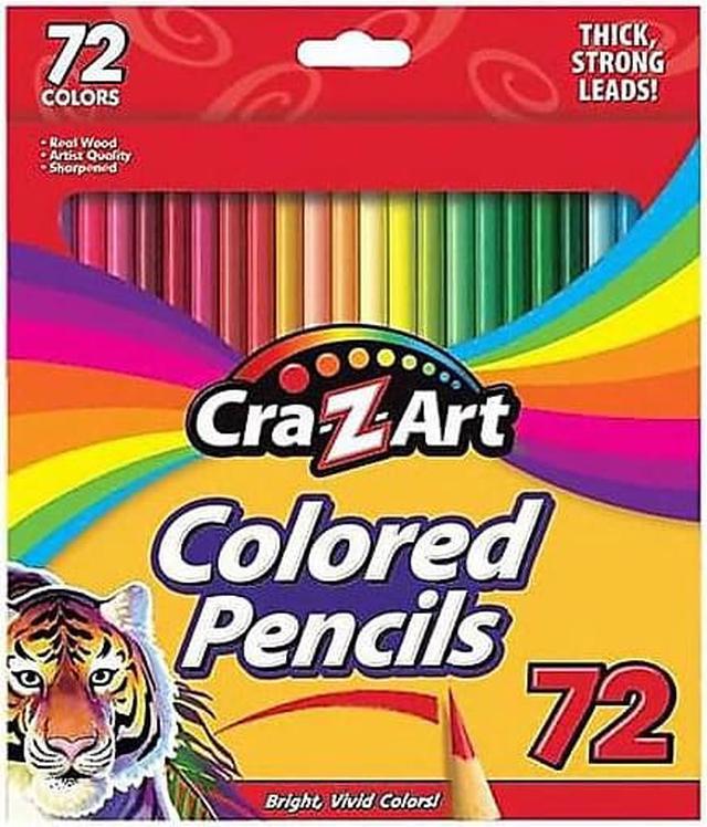 Product Review and Color Chart: Cra-Z-Art 72 count colored pencils 