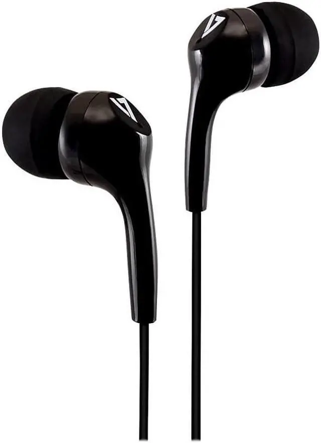 Alt view image 6 of 10 - V7 HA105 Lightweight Stereo Earbuds - Black