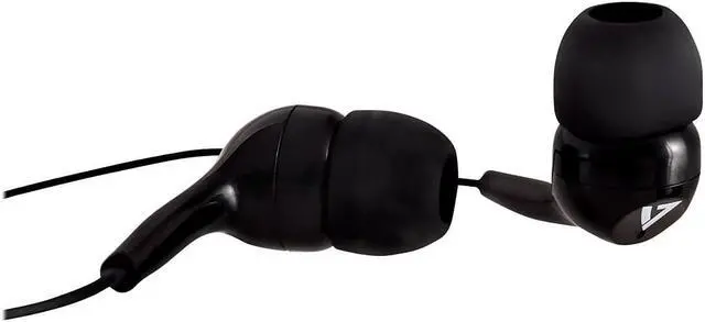 Alt view image 9 of 10 - V7 HA105 Lightweight Stereo Earbuds - Black