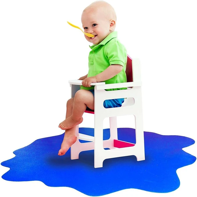 Alt view image 3 of 12 - Colortex Multi-Purp Play Mat Hard Floor Caribbean Blue40x40 FC124040PBV