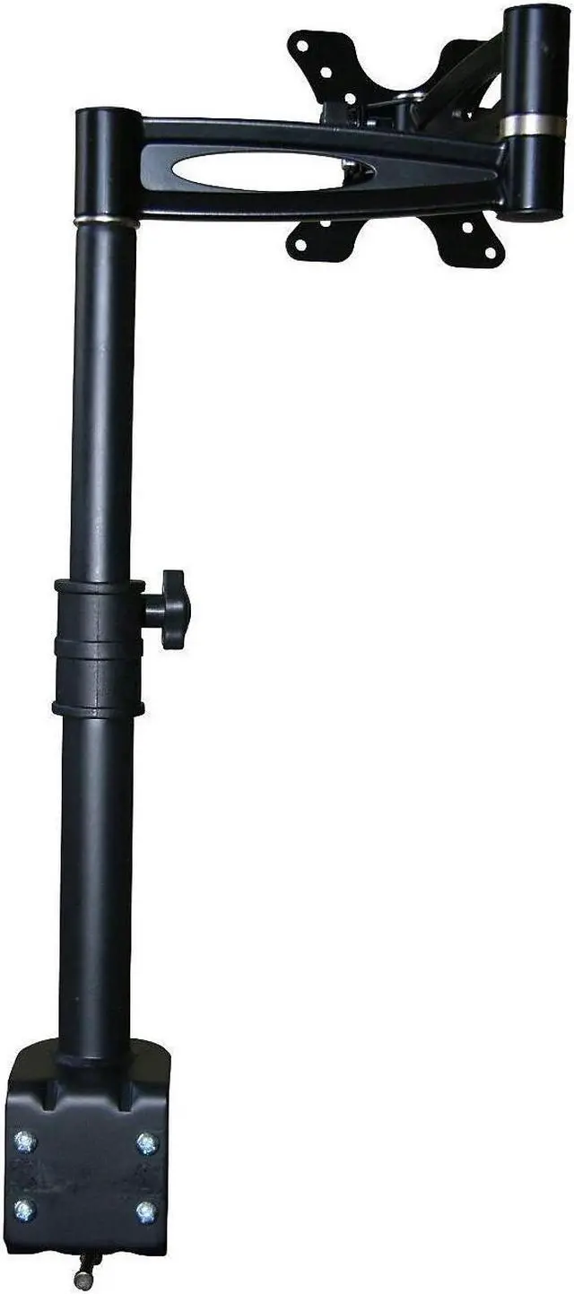 Alt view image 6 of 13 - Monoprice 3-Way Adjustable Tilting Desk Mount Bracket - Black For 13 - 30 Inch Monitors | Up to 33 Pounds