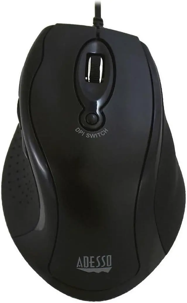 Alt view image 8 of 12 - ADESSO IMOUSEG2 ADESSO USB ERGONOMIC OPTICAL MOUSE, WITH ADJUSTABLE DPI, INTERNET NAVIGATIONAL B
