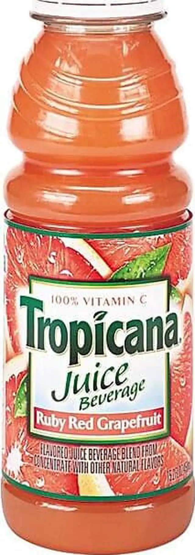 Alt view image 6 of 6 - 100% Juice Ruby Red Grapefruit 10oz Bottle 24/Carton TRO00175