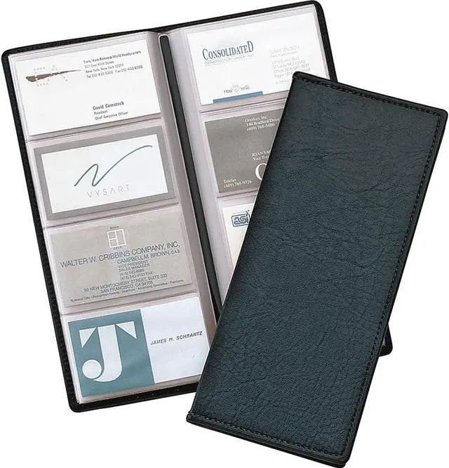 Alt view image 3 of 8 - Cardinal Westport Sewn Vinyl 96 Card Files