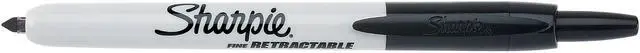 Alt view image 13 of 13 - Sharpie Retractable Permanent Marker Fine Black 36 per pack 1926876