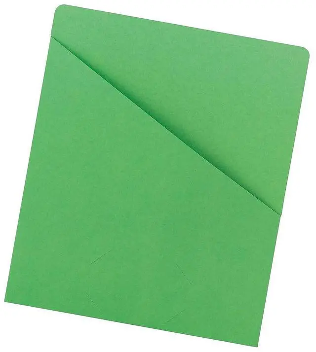 Alt view image 13 of 16 - Smead Slash Jacket 9-3/4"x11-1/2" 25/PK 11 Pt Green 75432