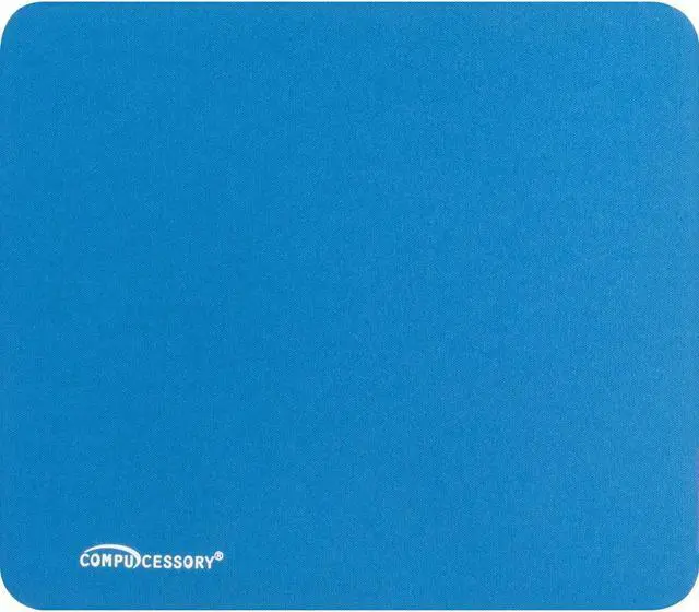 Alt view image 5 of 8 - Compucessory Economy Mouse Pad Nonskid Rubber Base 9-1/2"x8-1/2" Blue 23605