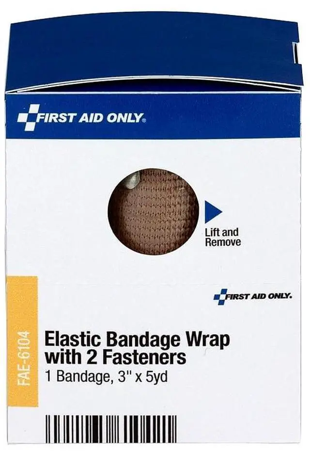 Alt view image 6 of 6 - First Aid Only Refill for SmartCompliance General Business Cabinet Elastic Bandage Wrap 3"x5yd FAE6104