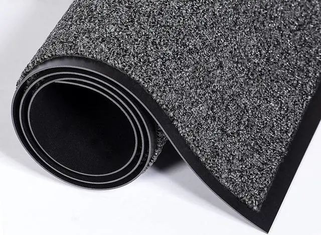 Alt view image 6 of 6 - Crown Cross-Over Indoor/Outdoor Wiper/Scraper Mat Olefin/Poly 36 x 60 Gray