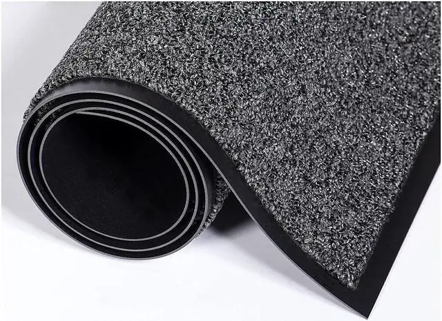 Alt view image 5 of 6 - Crown Cross-Over Indoor/Outdoor Wiper/Scraper Mat Olefin/Poly 36 x 60 Gray