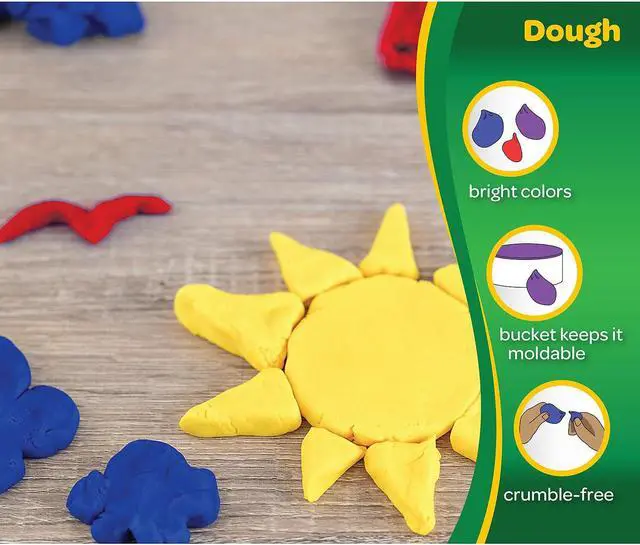 Alt view image 7 of 8 - Crayola. 570015042 Modeling Dough  Blue  3 lbs