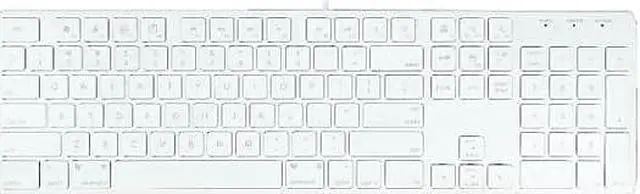 Alt view image 10 of 10 - Macally SLIMKEYPRO Usb Ultra Slim Keyboard Scissor Keys For Apple