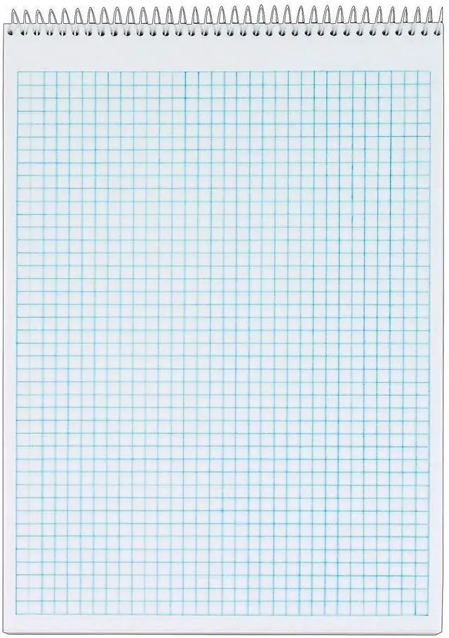 Alt view image 9 of 9 - Tops Quadrille Pad 8-1/2"x11-3/4" 70 Shts 4 Squares Per Inch WE 63801