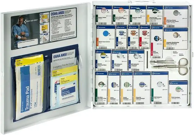Alt view image 13 of 16 - ANSI 2015 Compliant  Class B Type III First Aid Kit for 50 People, 199 Pieces FAO90566