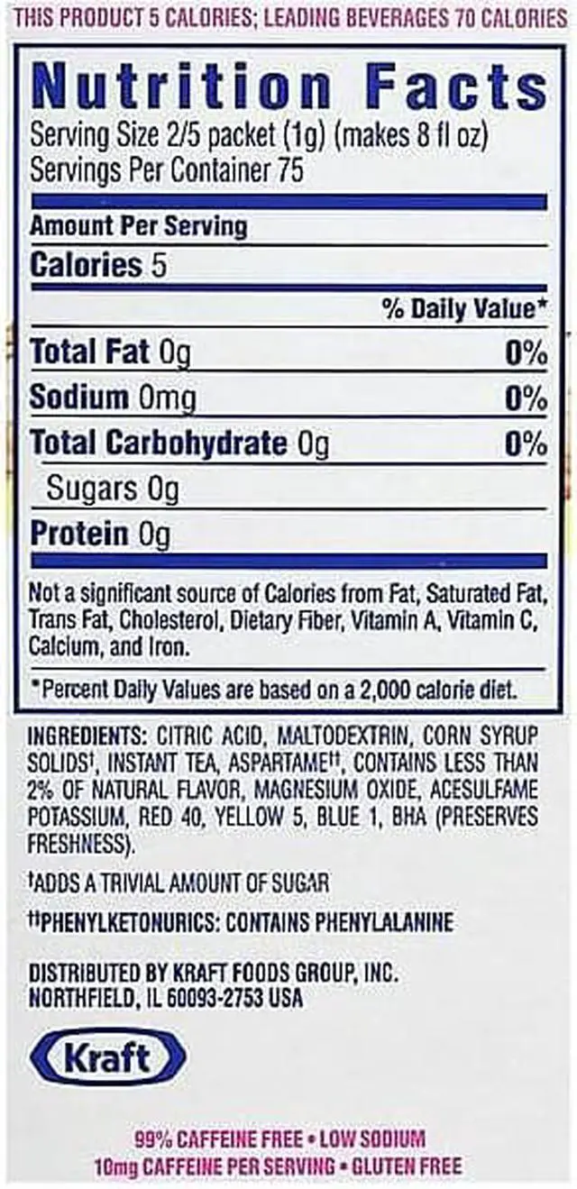 Alt view image 7 of 8 - On The Go, Iced Tea, .16Oz Packets, 30/Box