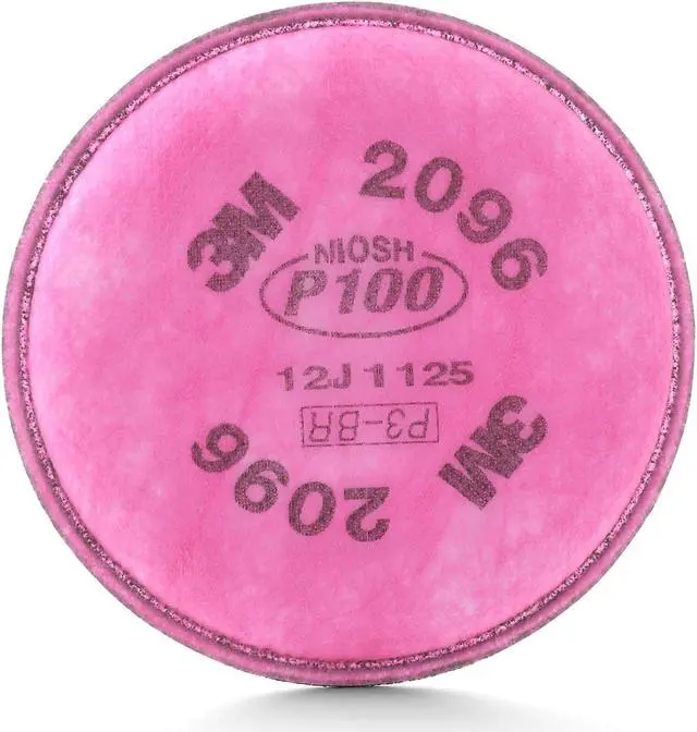 Alt view image 4 of 6 - Filter, Bayonet, P100, Nuisance Level AG, Magenta, 2 PK, NIOSH