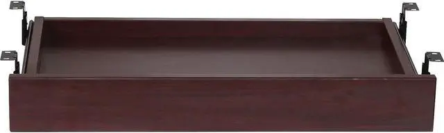 Alt view image 5 of 6 - Lorell Center Drawer 26"x15-3/8"x3-5/8" Mahogany 87524