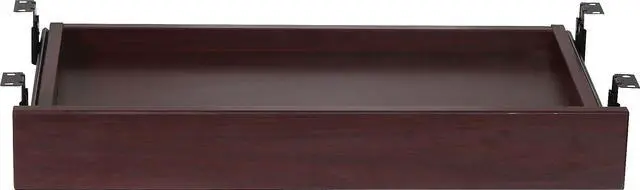 Alt view image 6 of 6 - Lorell Center Drawer 26"x15-3/8"x3-5/8" Mahogany 87524