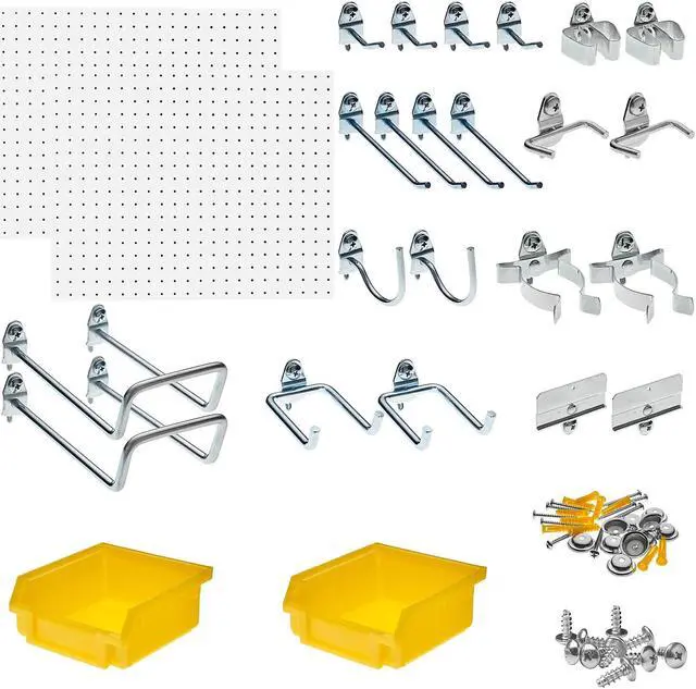 Alt view image 6 of 7 - Pegboard,White,22 in. H,PR DURAHOOK 990-S