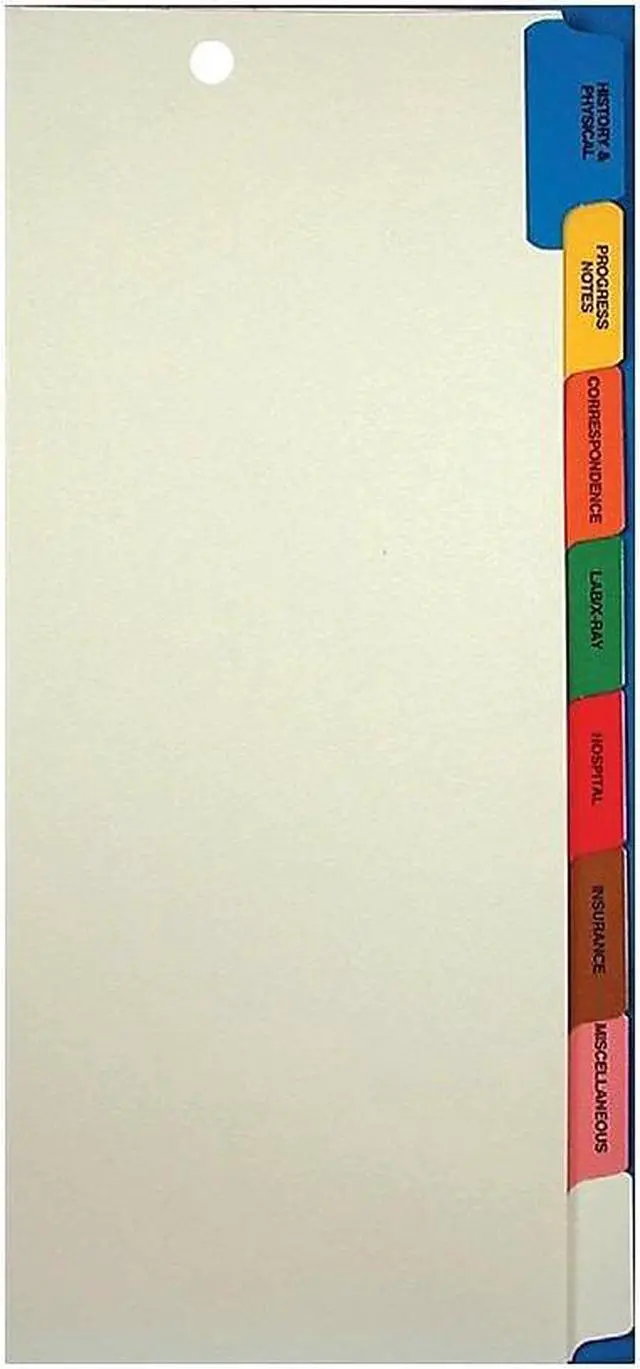 Alt view image 14 of 19 - Tabbies Medical Chart Divider Sets Side Tab 9 x 11 40 Sets/Box 54505