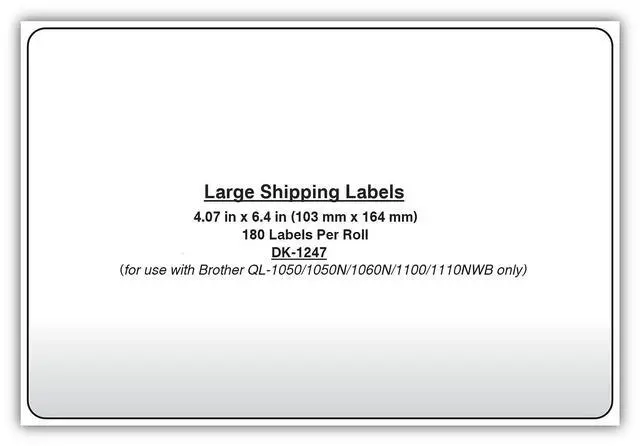 Alt view image 9 of 12 - Die Cut Large Shipping Labels