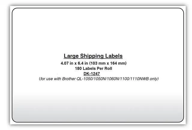 Alt view image 10 of 12 - Die Cut Large Shipping Labels