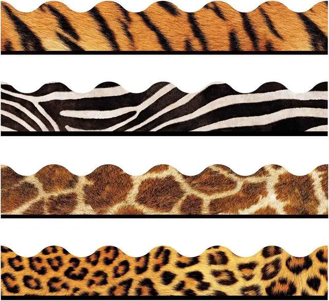 Main image of Trend Enterprises Trend Terrific Trimmers Variety Pack Animal Prints T92917