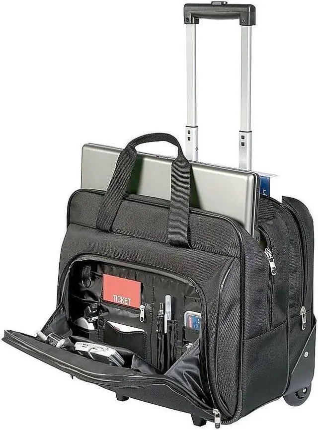 Alt view image 21 of 20 - Targus 16 Inch Rolling Laptop Case (Black) -TBR003US