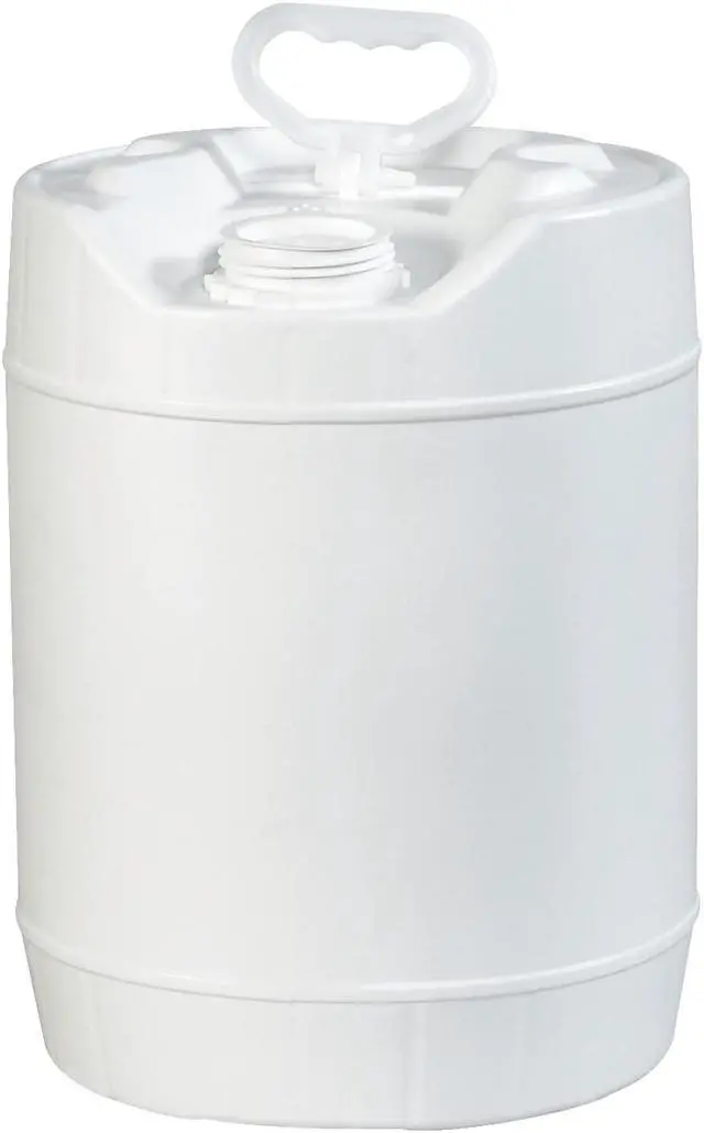Alt view image 2 of 2 - PARTNERS BRAND HAZ1075 Plastic Pail, Closed Head, 5 Gallon, White, 1/Each