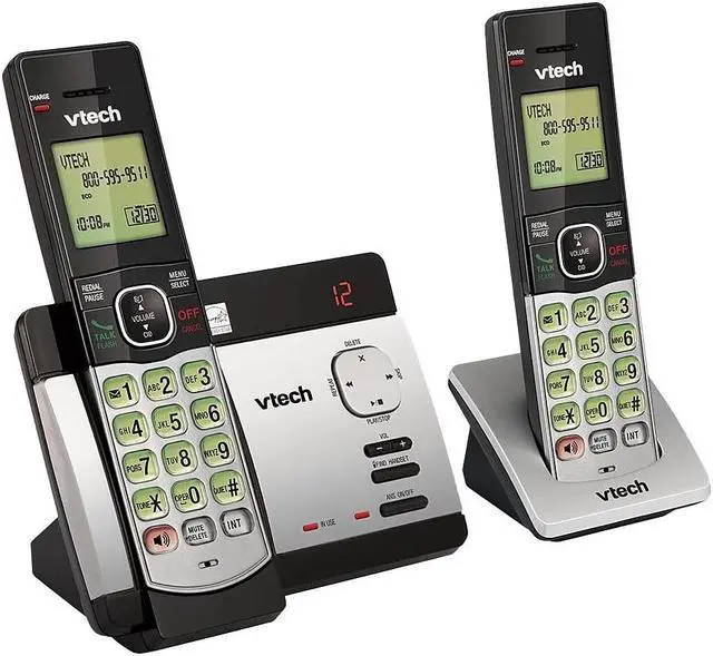 Alt view image 4 of 10 - Vtech Communications CS6729-2 Cordless Phone Answering System, Caller ID/Call Waiting, 2-Handset - Quantity 1