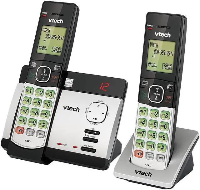 Alt view image 5 of 10 - Vtech Communications CS6729-2 Cordless Phone Answering System, Caller ID/Call Waiting, 2-Handset - Quantity 1