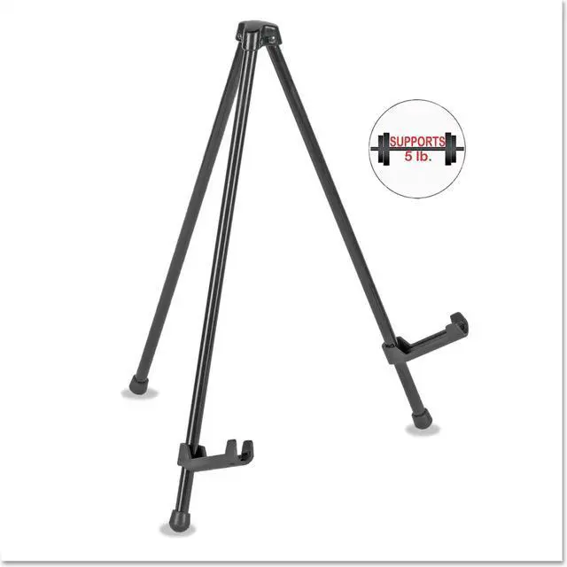Alt view image 5 of 6 - MasterVision Instant Table-Top Easel 14 1/4" High Black FLX07201MV