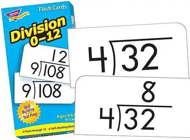 Alt view image 19 of 19 - Trend Skill Drill Flash Cards, 3 X 6, Division T53106