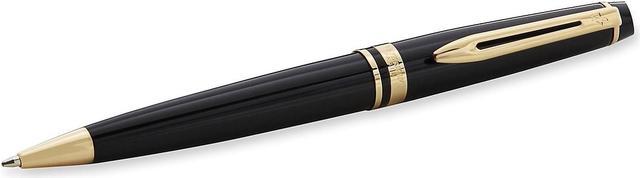 Waterman Expert Shiny Black/Gold Trim Ballpoint S0951700 - Newegg.com