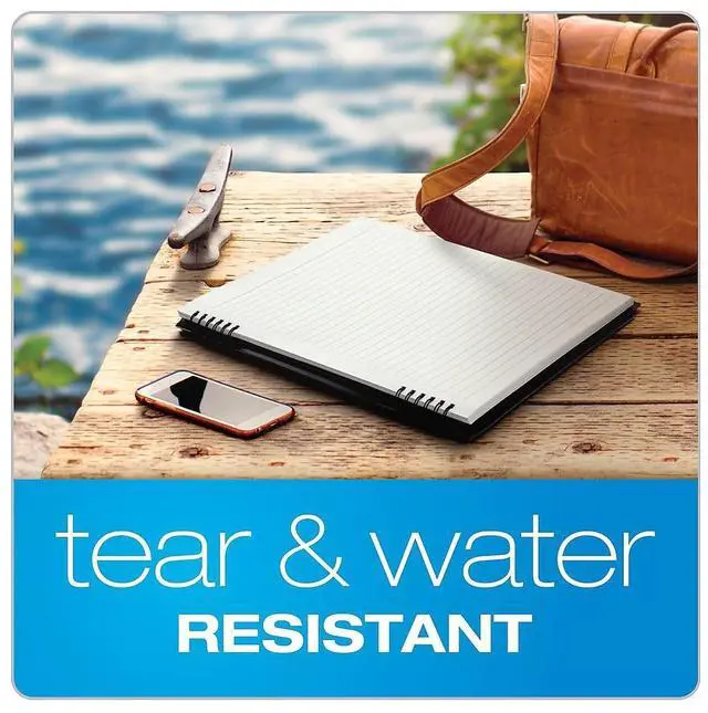 Alt view image 6 of 9 - Notebook Stone Paper 60 Sheets 9"x11" Blue Cover