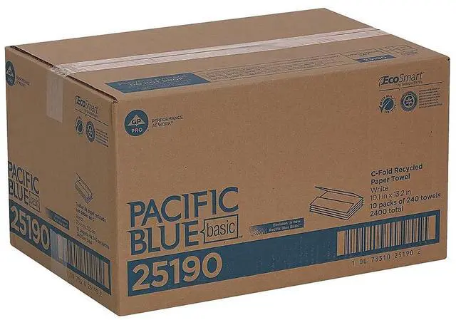 Alt view image 17 of 19 - Georgia Pacific 25190 Envision Paper Towel  10-1/4w x 13-1/4h  WE  2400 Sheets/Case