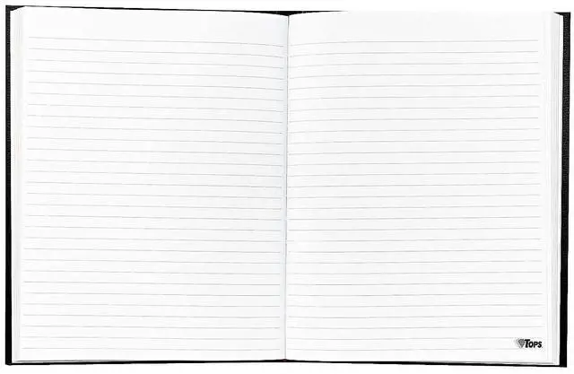 Alt view image 17 of 17 - TOPS Professional Business Journal 160 Sheet - 20 lb - Letter 8.50" x 11" - 1 Each - White Paper