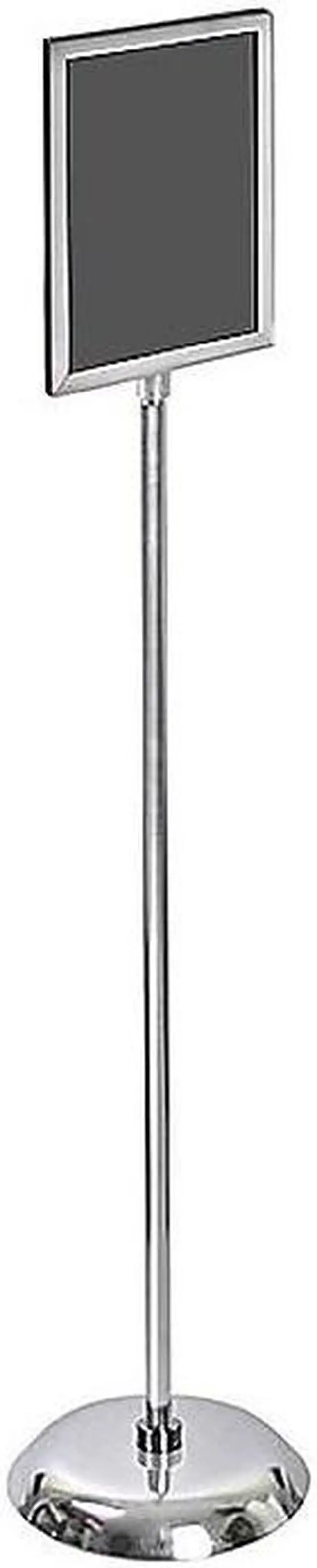 Main image of Azar Sign Holder 8.5" x 11" Silver Metal (300283)