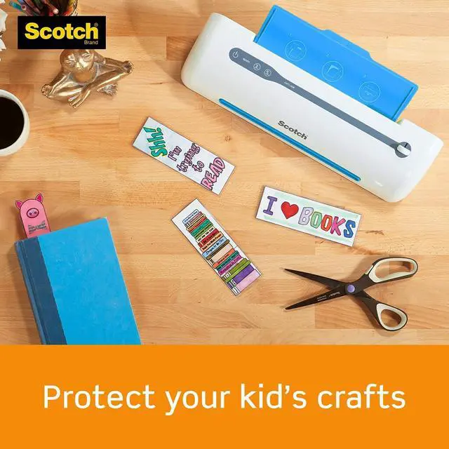 Alt view image 12 of 16 - Scotch Business Card Size Thermal Laminating Pouches 5 mil 3 3/4 x 2 3/8 100/Pack TP5851100