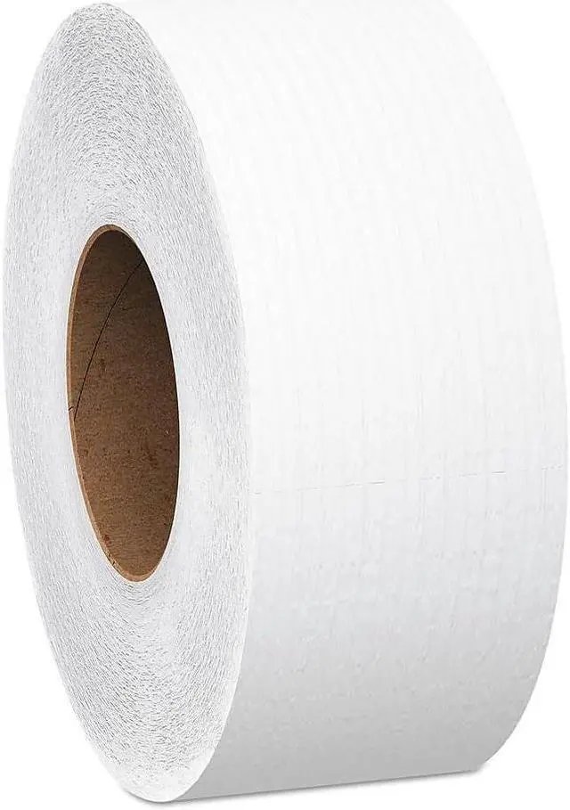 Alt view image 10 of 11 - White Jumbo Bathroom Tissue 2-Ply 3 1/2 x 1000 ft 9"Dia 4/Carton