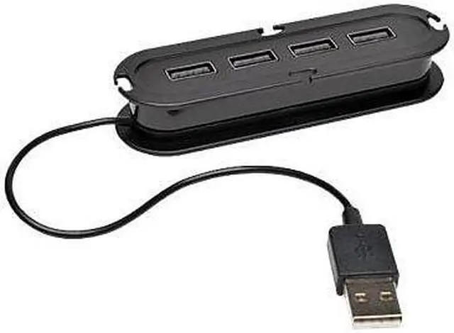 Alt view image 10 of 13 - Tripp Lite 4-Port Hi-Speed USB 2.0 Ultra-Mini Hub - hub - 4 ports ...