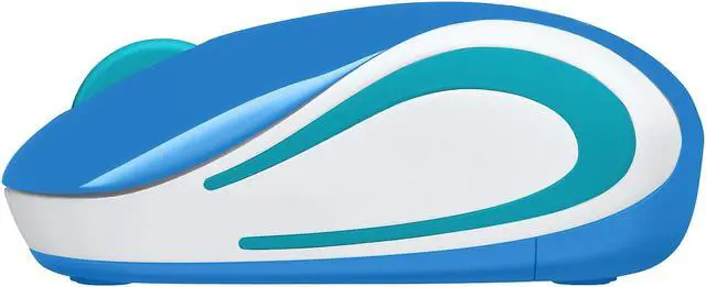 Alt view image 5 of 10 - Logitech Wireless Mini Mouse M187 Palace Blue 910005360