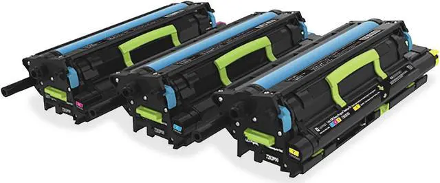 Alt view image 13 of 15 - LEXMARK 72K0FV0 Color (CMY) Return Program Developers and Photoconductor Units Pack