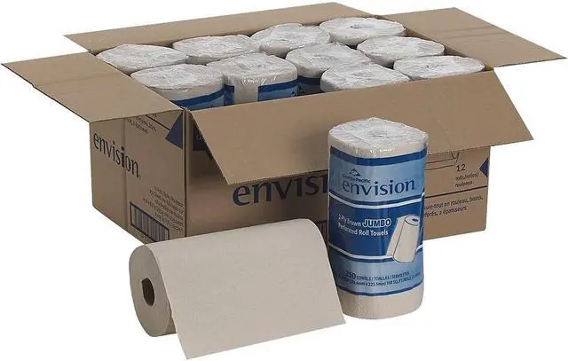 Alt view image 11 of 13 - Georgia Pacific 28290 Envision Perforated Paper Towel- 11 x 8 7/8- Brown- 250/Roll- 12/Carton