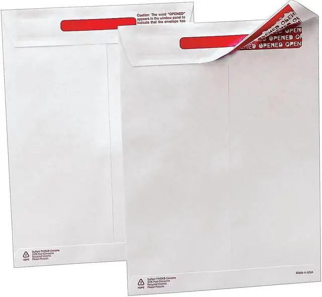 Alt view image 9 of 13 - Quality Park Advantage Flap Stik Tyvek Mailer 10 x 13 White 100/Box R2420